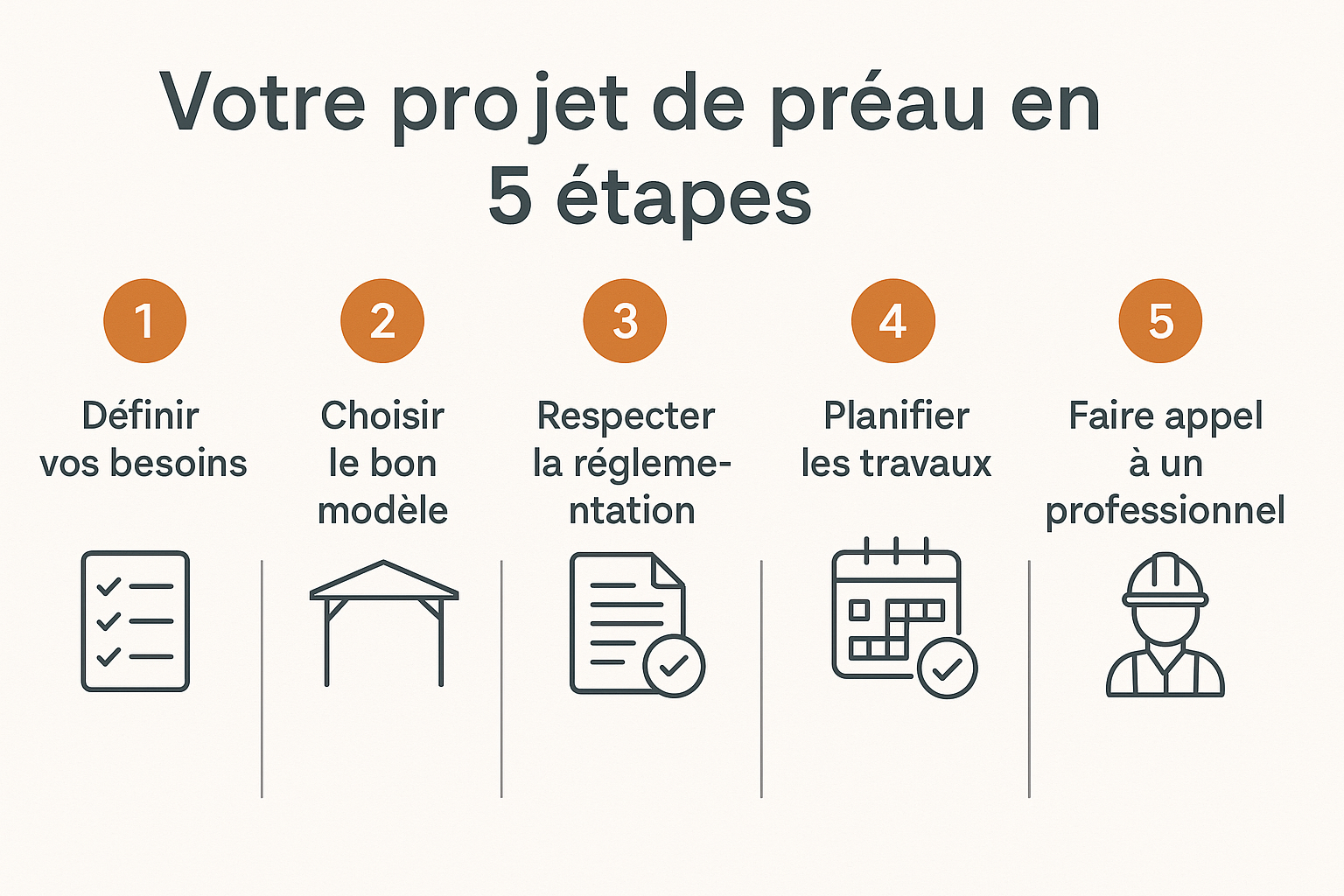installation preau