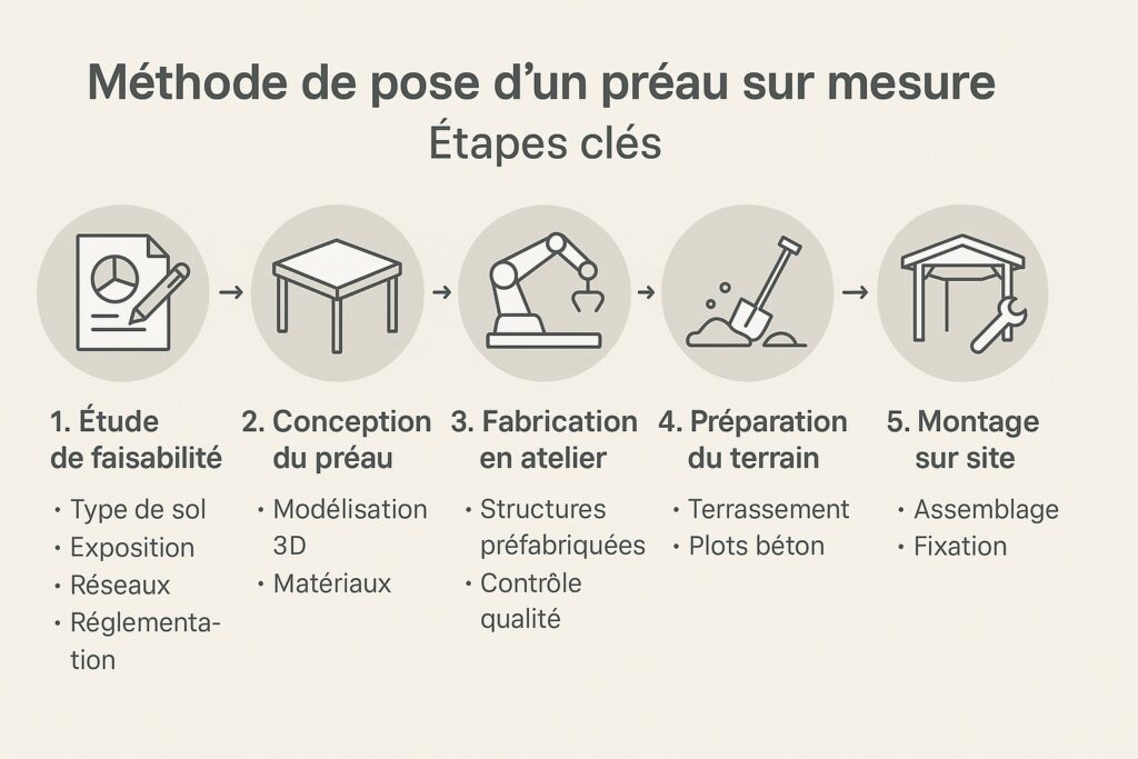 méthode pour poser un préau
