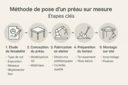 méthode pour poser un préau