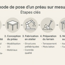 méthode pour poser un préau